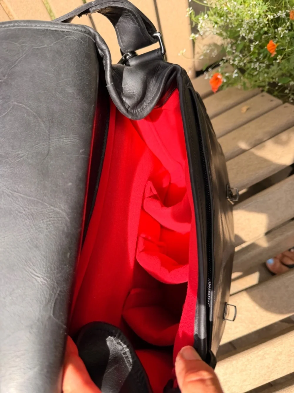ONA Berlin II for Leica Black Leather Camera Bag